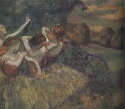 Edgar Degas Four dance Spain oil painting artist